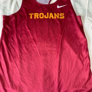 Nike Southern Cal Trojans Fast Running Singlet Women's M Maroon New (B2n)